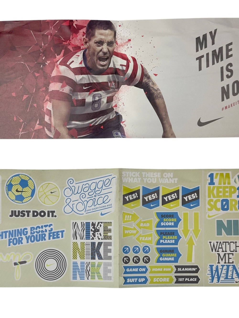 Nike USMNT Clint Dempsey 2012 Print Add x Nike Sticker Sheet
